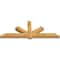 Ekena Millwork Kennewick Rough Sawn Timber Gable Bracket, Western Red Cedar, 96"W x 36"H x 6"D x 6"F, 9/12 Pitch GBW096X36X0606KEN00RWR - alternate 3